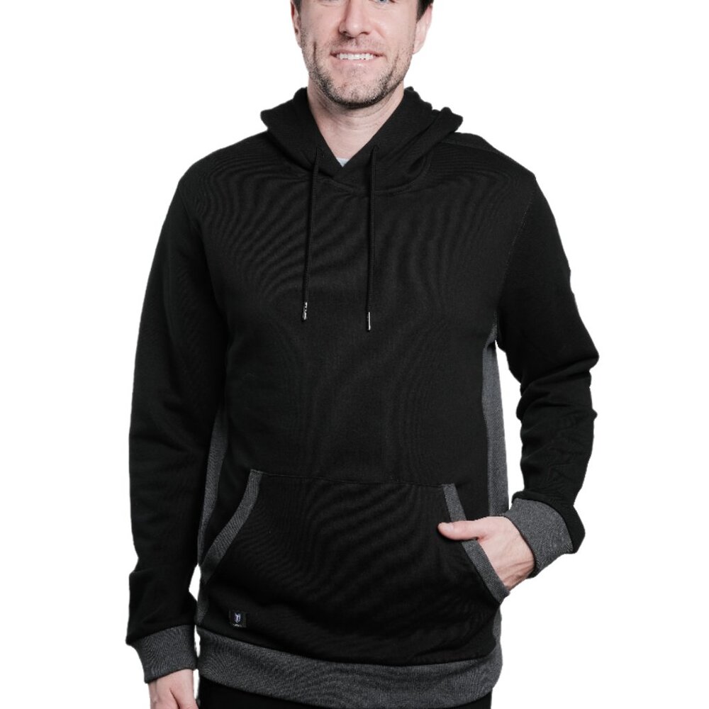 Elliot Black/Grey Pullover Hoodie